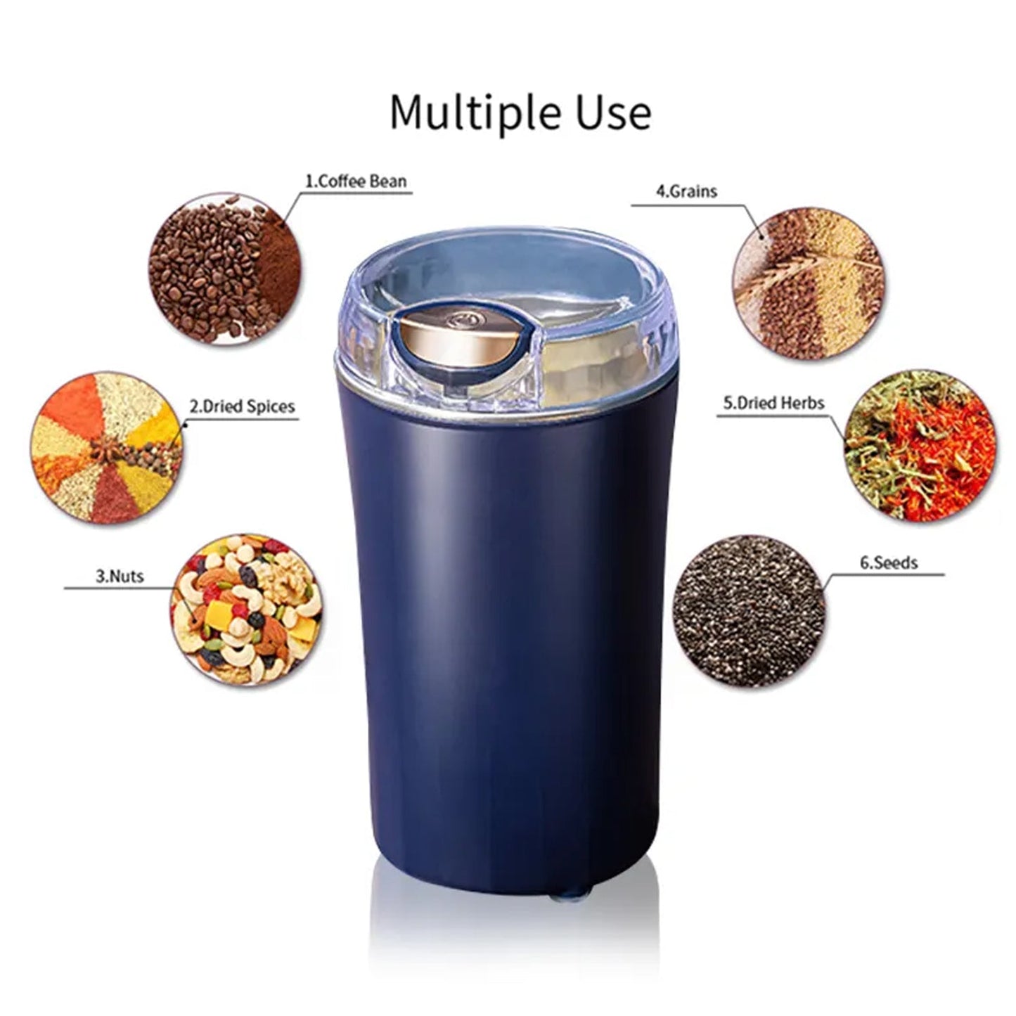 Coffee Grinder Mini Grinder & Blender for Home & Office (X419)