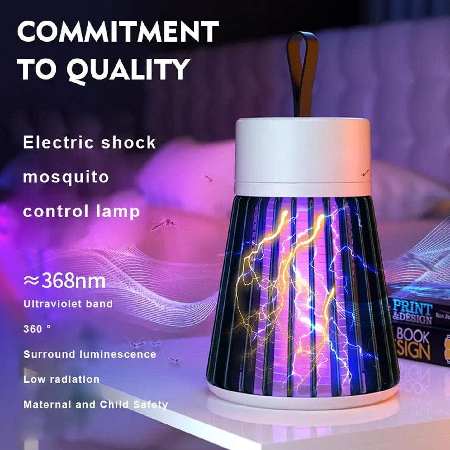 Mosquito Killer Machine Mosquito Killer USB Powered Bug Zapper Mosquito Lamp For Home Electric LED Lamp Mosquito Killer Indoor / Outdoor Mosquito Trap Machine (X1069)
