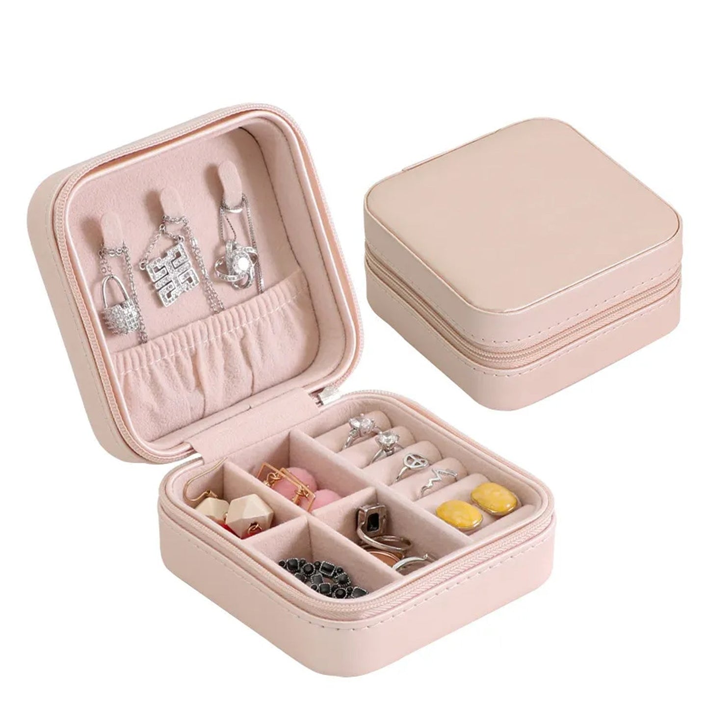 Mini PU Leather jewellery Box for Travel & Storage (X863)