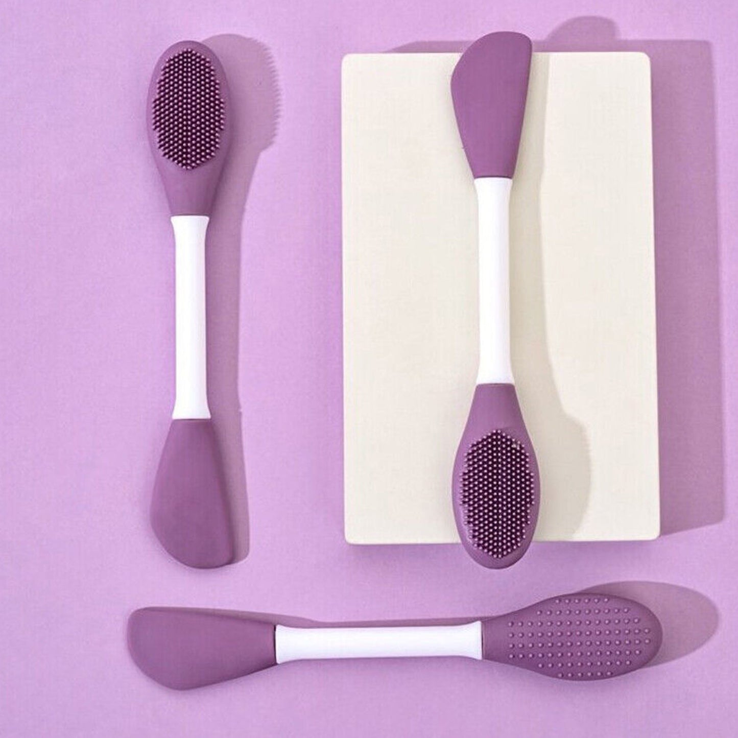 Double-headed Silicone Mask Brush Face Cleansing (1 Pc) (X313)