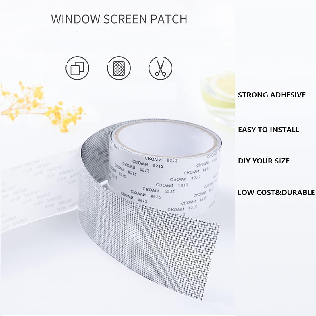 WINDOW SCREEN REPAIR KIT TAPE