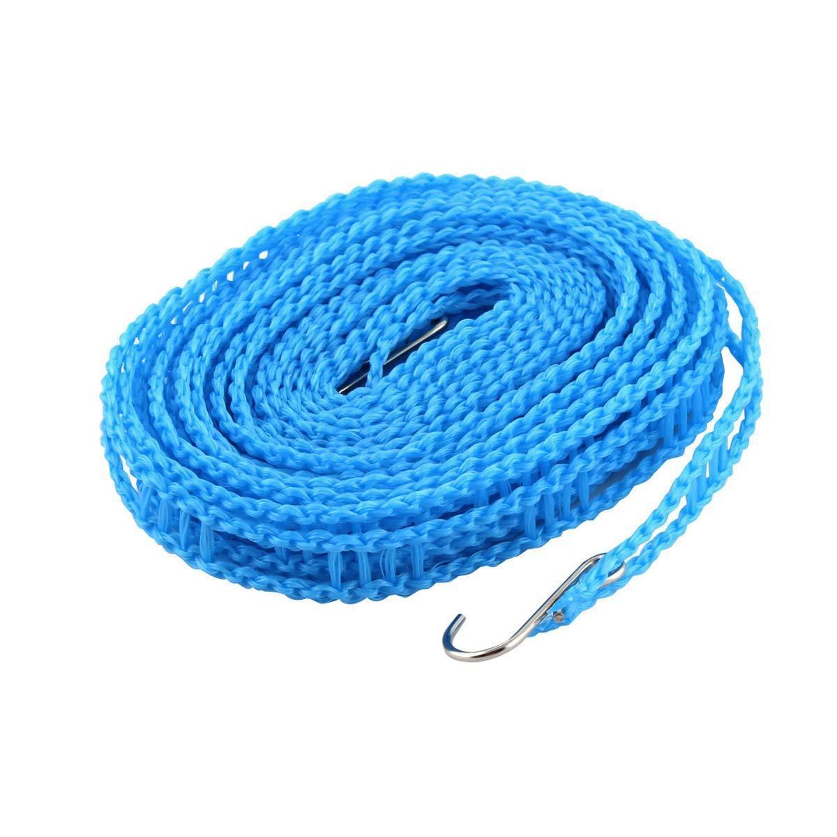 Clothesline Drying Nylon Rope with Hooks (MKK+X94)