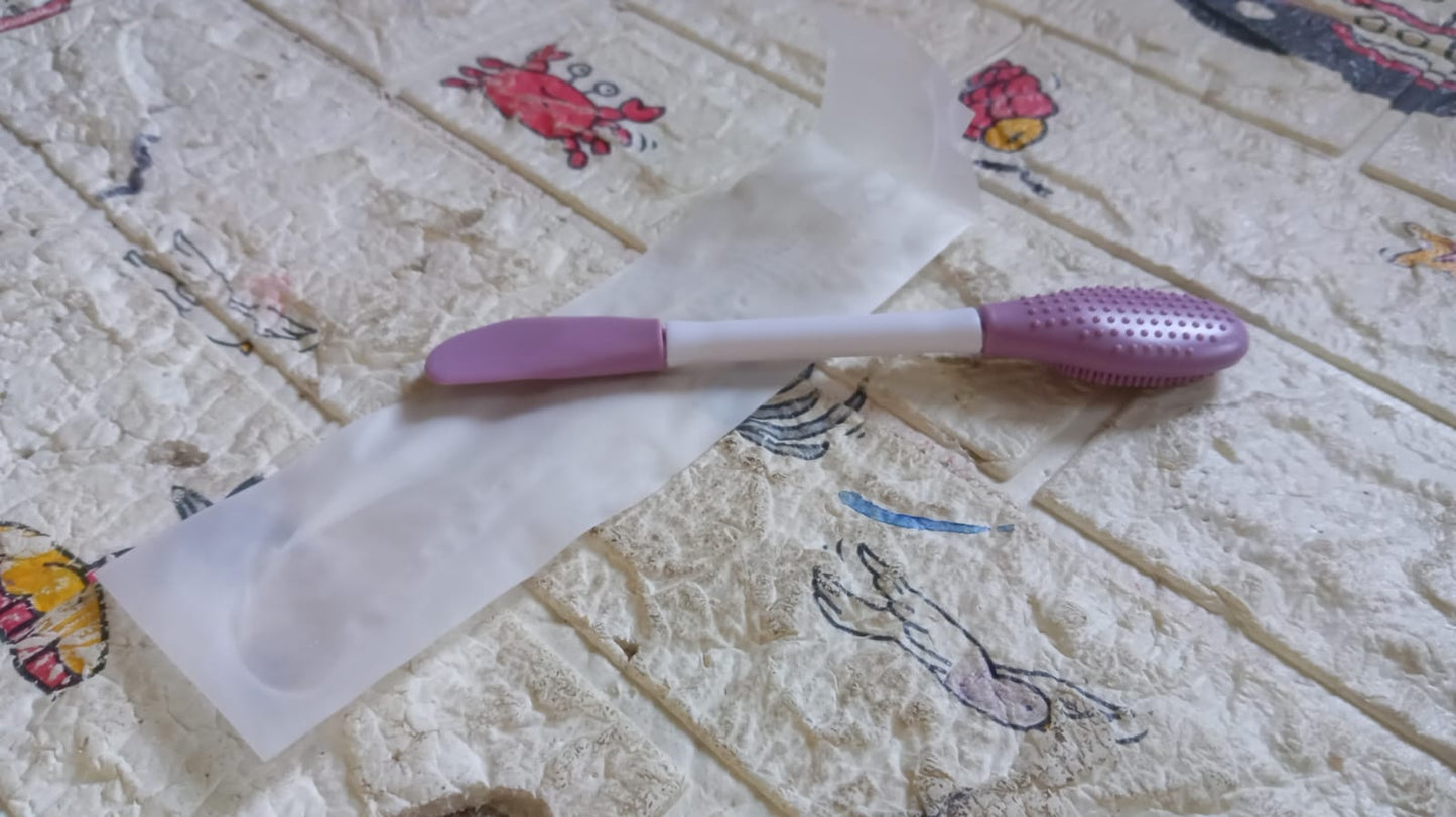 Double-headed Silicone Mask Brush Face Cleansing (1 Pc) (X313)
