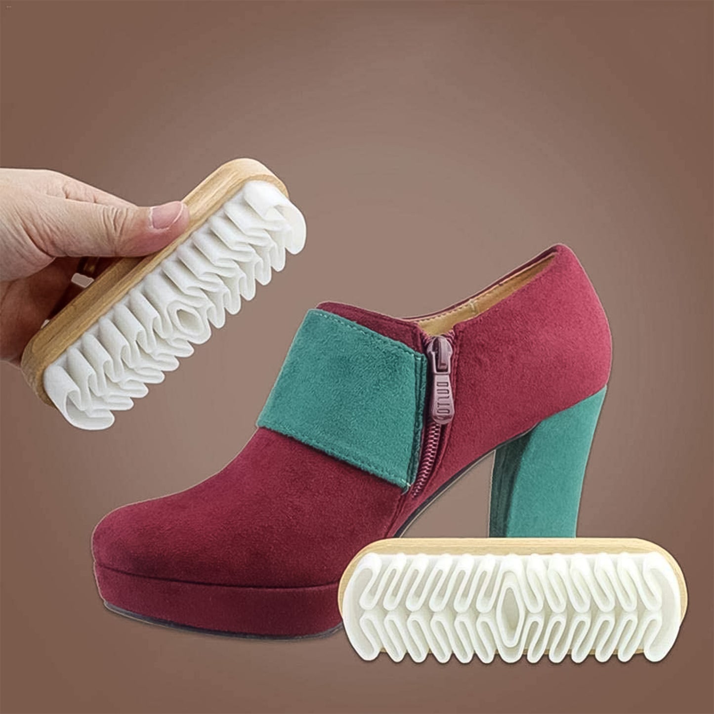 Shoe Cleaning Brush For Shoes Boot Rubber Brush (1 Pc) (X299)