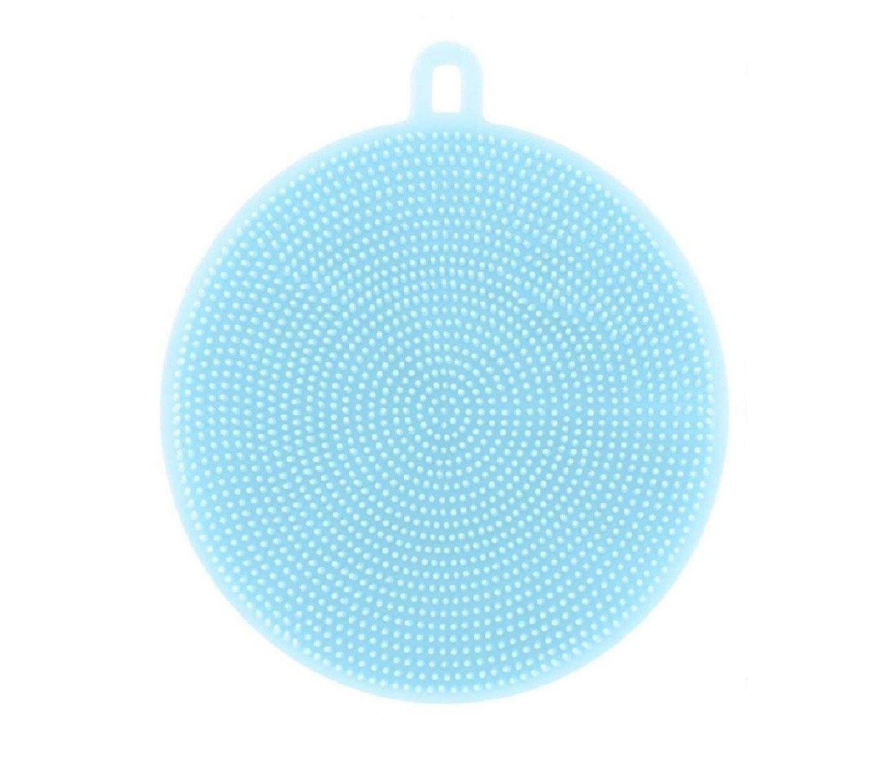 Silicone Dish Scrubber Sponge Mildew Free Non Stick Heat Resistant (X881).