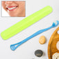 2-in-1 Soft Toothbrush & Tongue Cleaner with Cover – Scraper for Men, Women & Kids, Plastic Holder/Case (1 Pc)