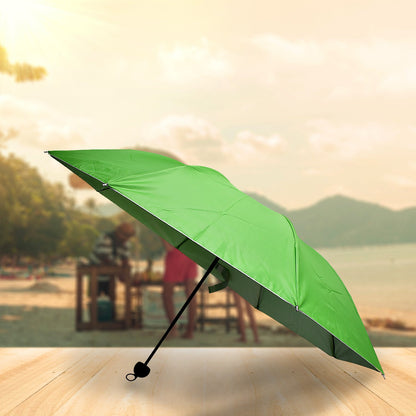 3-Fold Sun Protective Foldable Outdoor Umbrella – Lightweight UV & Rain Protection with Case for All Ages
