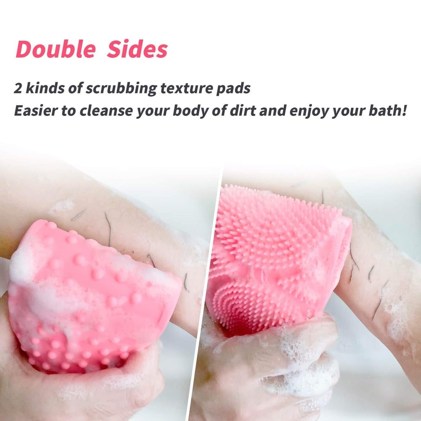 Silicone Body Back Scrubber Brush (1pc) (X233)