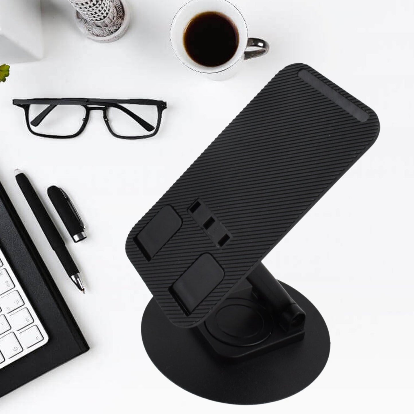 Mobile Holder Rotating Foldable Stand Height Angle Adjustable Phone Holder Stand Portable Mobile Stand for Desk with All Mobile Phones (1 Pc) (X1057)