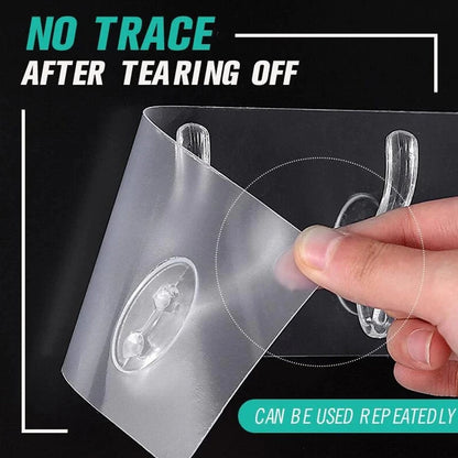 6 pcs Transparent Wall Hooks (1PCS) (X360)