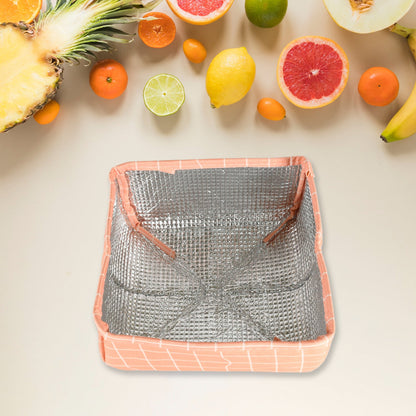 MKK-15- Foldable Food Covers Anti-dust Heat Preservation Anti-Fly Mosquito Kitchen Lid Foldable Cover for Hot Food Dish Insulation Cover, Food Warmer Cover, for Kitchen, Picnic (20x20 Cm)