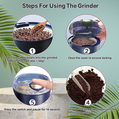 Coffee Grinder Mini Grinder & Blender for Home & Office (X419)