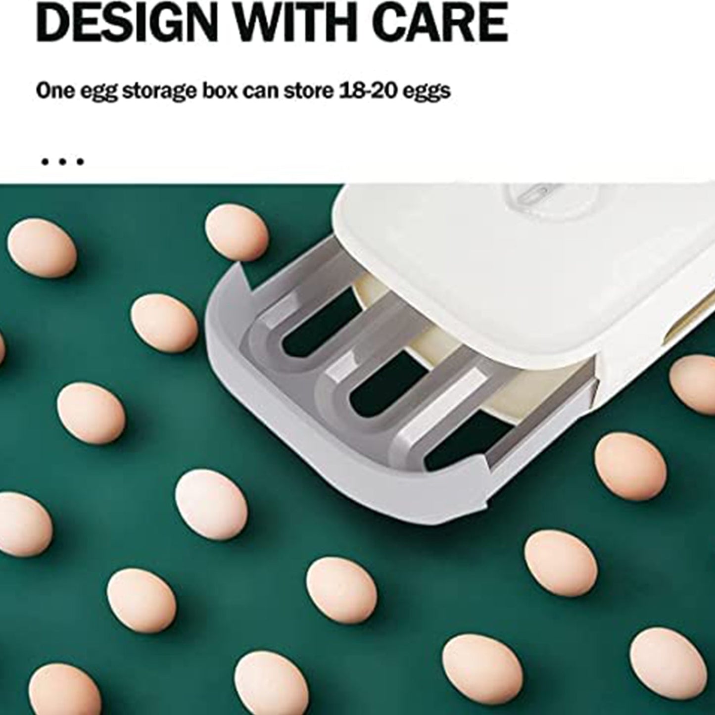 Egg Storage Box Plastic Egg Drawer Fridge Egg Organizer Egg Keeper Refrigerator (X367)