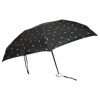 3-Fold Umbrella – UV & Rain Protection, Cute Foldable Travel Umbrella for Children, Girls & Boys with Zip Case (1 Pc)