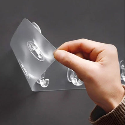 6 pcs Transparent Wall Hooks (1PCS) (X360)