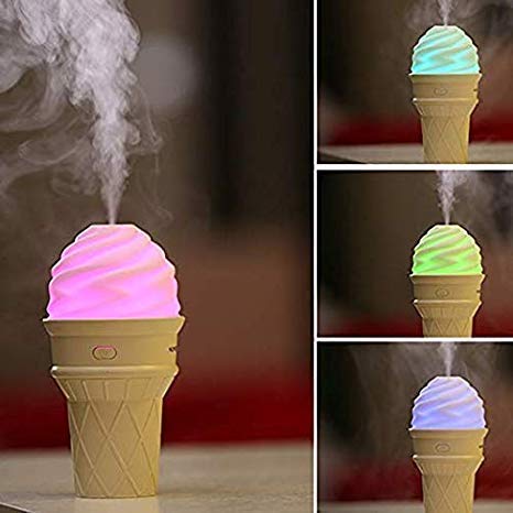 Ice Cream Design LED Humidifier (1PCS) (Multicoloured) (X7010)