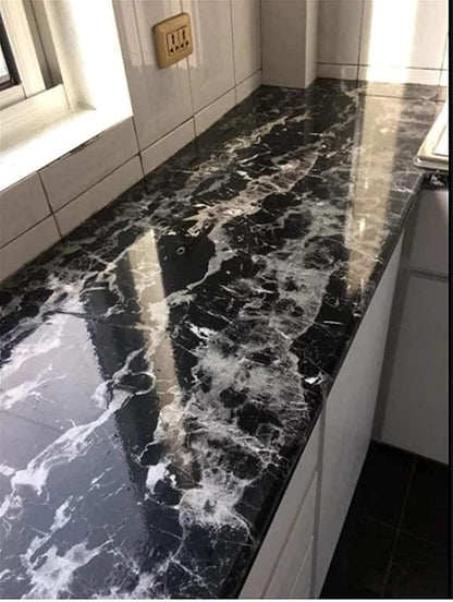 BLACK MARBLE FOIL PAPER (YS+X164)