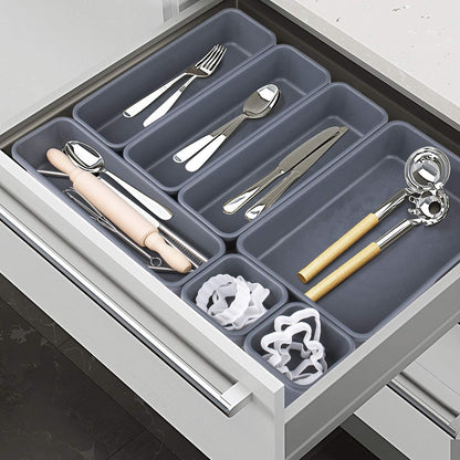 8 pis set cutlery tray for kitchen
