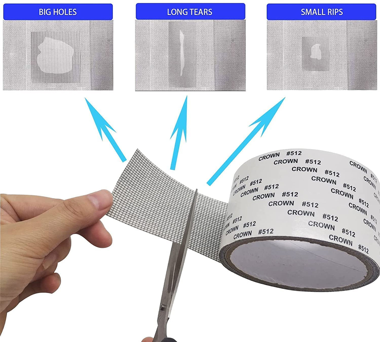 WINDOW SCREEN REPAIR KIT TAPE