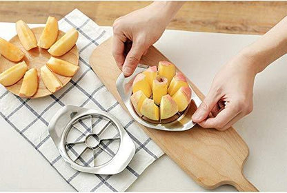 Stainless Steel Apple Cutterslicer With 8 Blades And Handle 1PCS (X566)