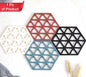 Cup Mat Pvc Tea Coaster Non-slip Placemat High Temperature Insulation Pad Hollow Pot Mat Bowl With Anti-hot