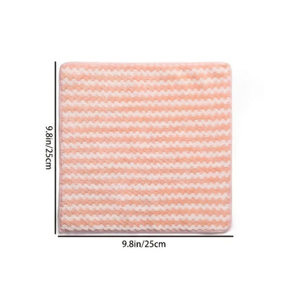 MICROFIBER  DISH CLOTH TOWEL (5PCS) (X626)