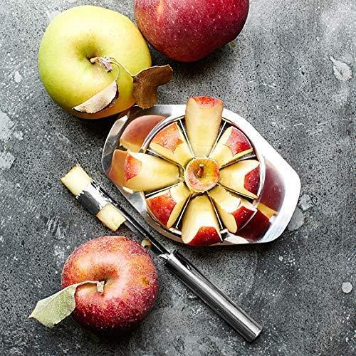 Stainless Steel Apple Cutterslicer With 8 Blades And Handle 1PCS (X566)