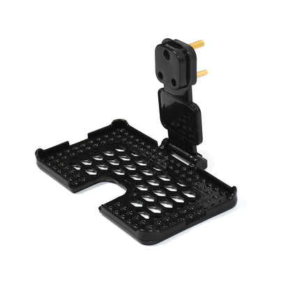 Multi-purpose Wall Holder Stand For Charging Mobile Just Fit In Socket And Hang ( Black ) (X846)