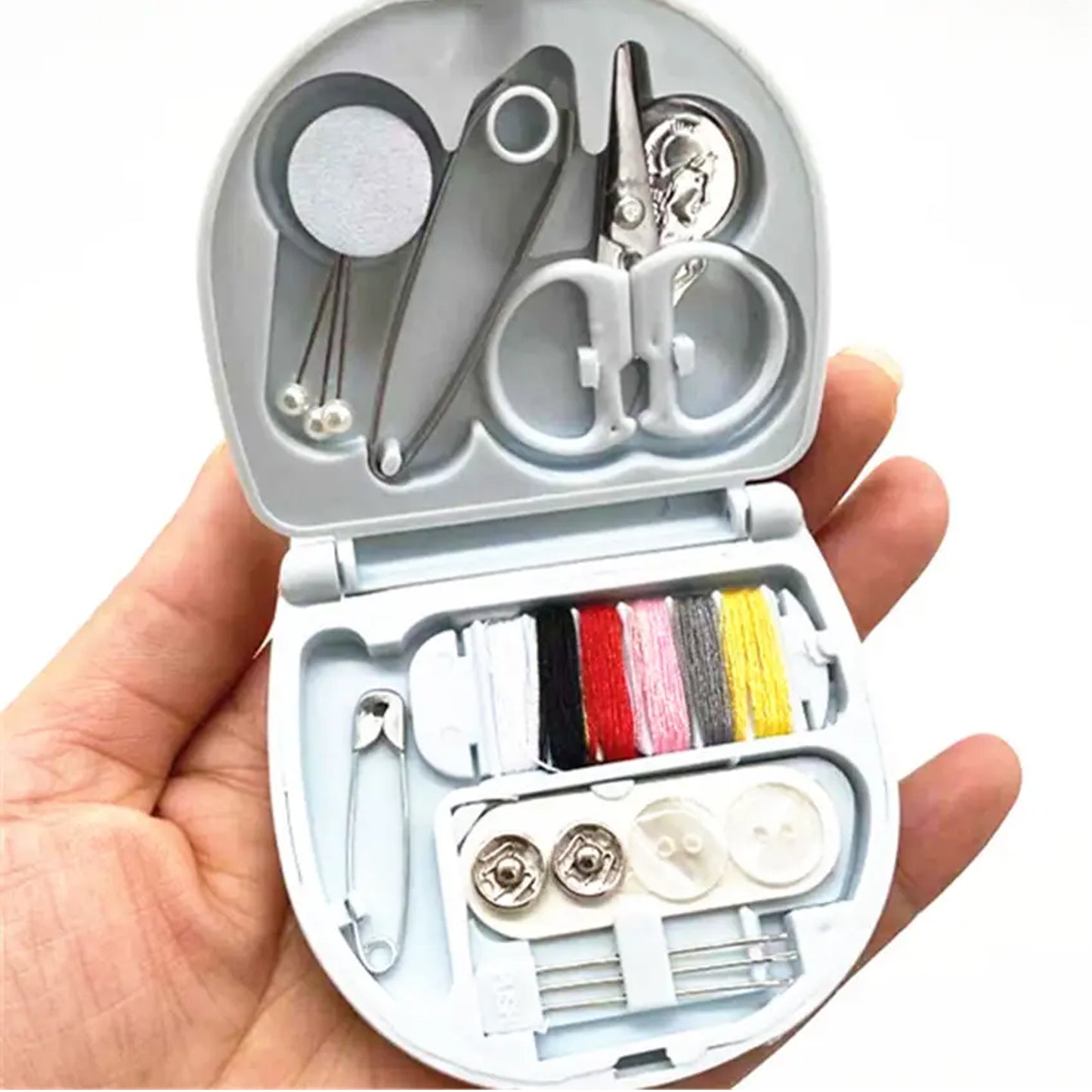Mini Travel Sewing Kit DIY Sewing Portable Sewing Tool Kits Plastic