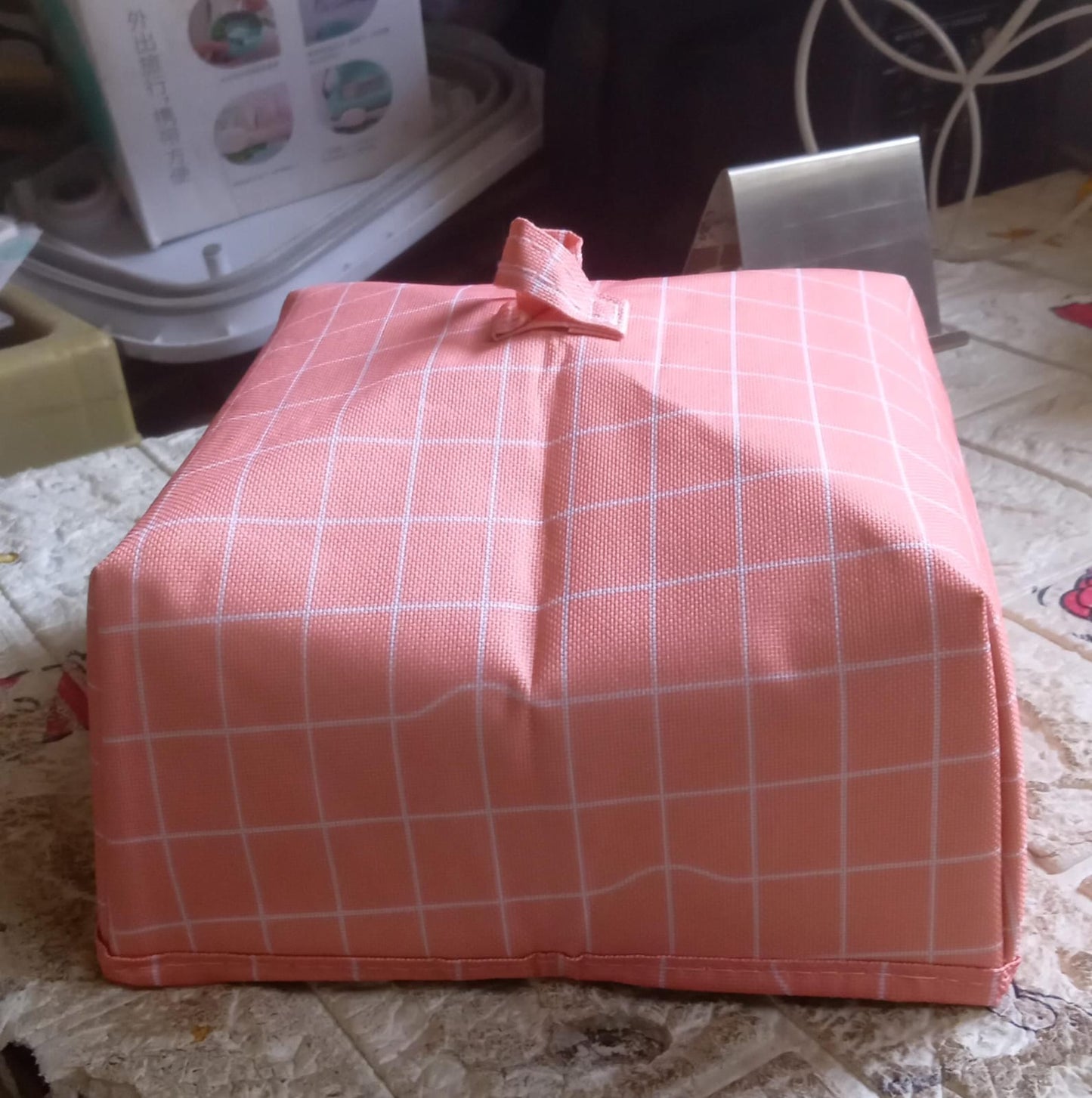 MKK-15- Foldable Food Covers Anti-dust Heat Preservation Anti-Fly Mosquito Kitchen Lid Foldable Cover for Hot Food Dish Insulation Cover, Food Warmer Cover, for Kitchen, Picnic (20x20 Cm)
