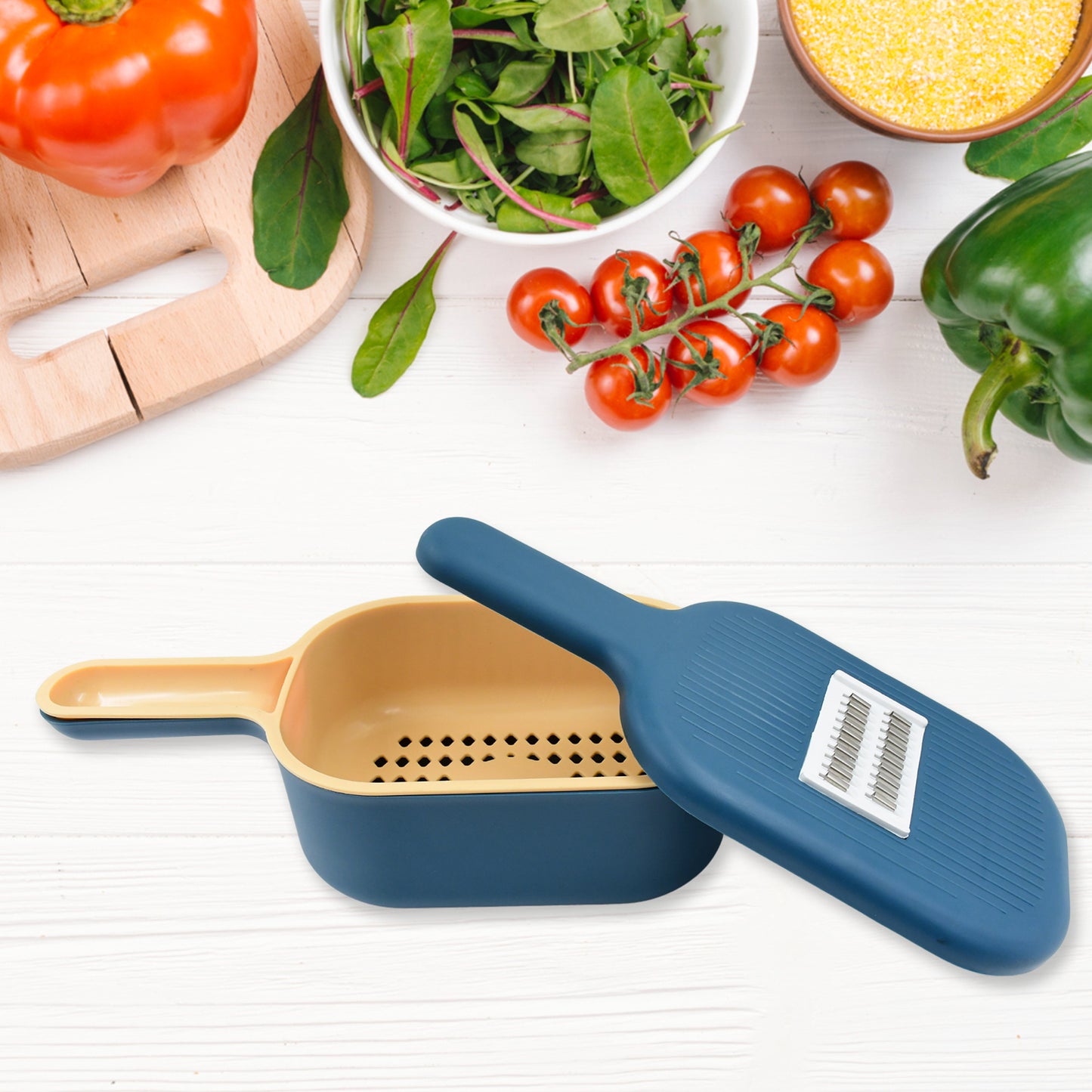 6 Blades Kitchen Accessories Tools  Appliances With Container  Handle (1 Set) (X265)