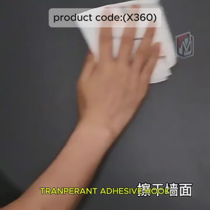 6 pcs Transparent Wall Hooks (1PCS) (X360)