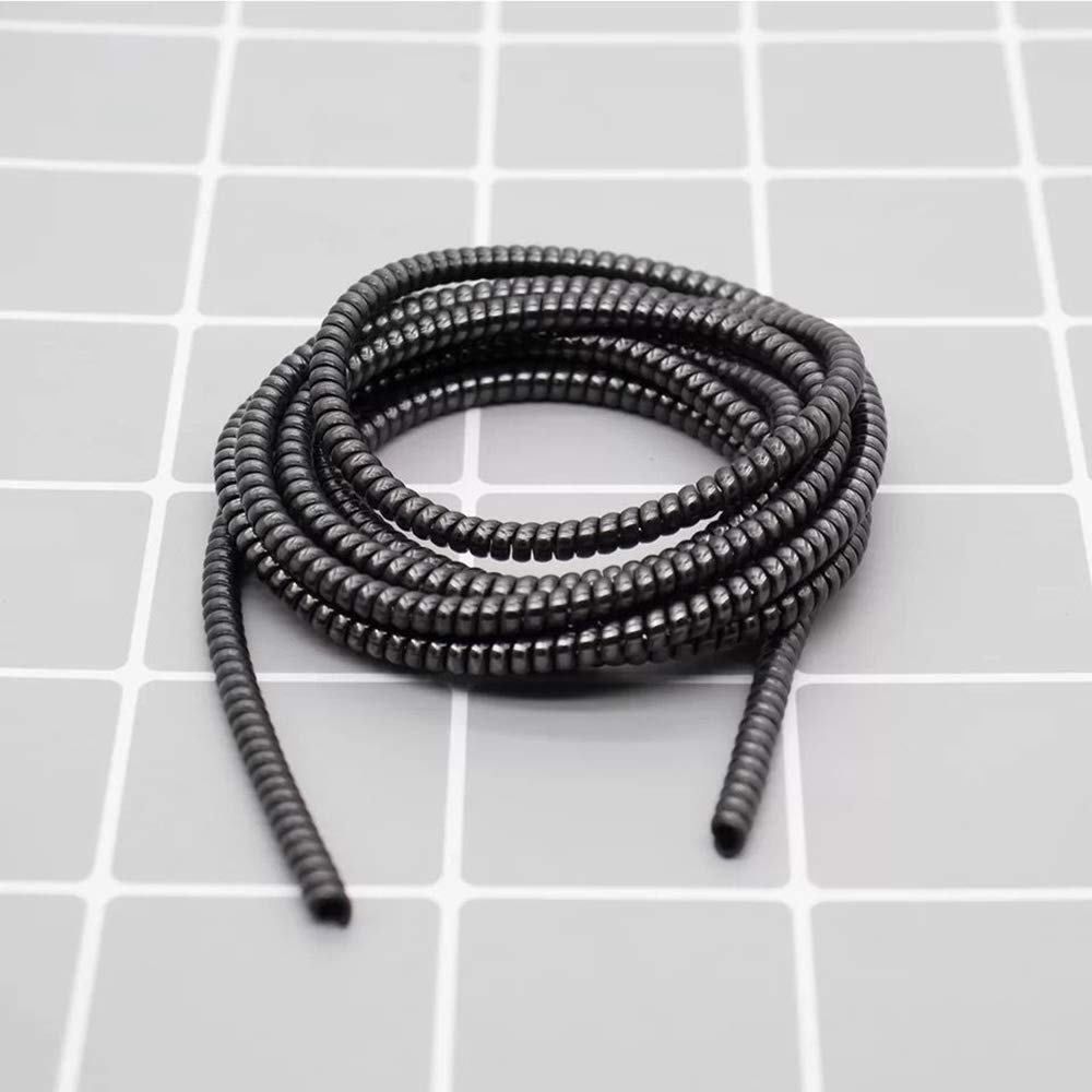 Metallic Finish Cable Spiral Protectorwire Repairpet Cord Protectorheadphone Saver Cable Wrapcover For Mac Charging Cable (X920)